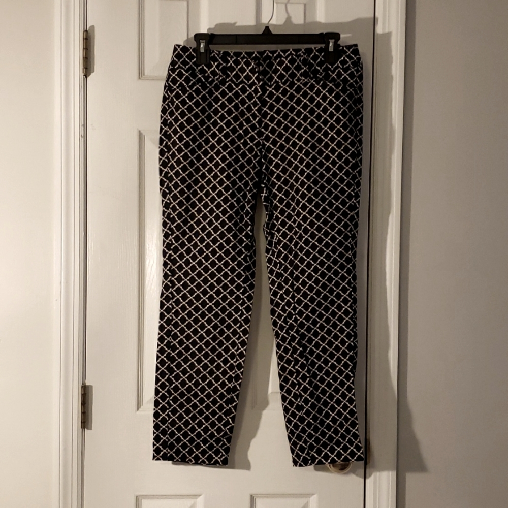 White house black market ankle cropped dress pants